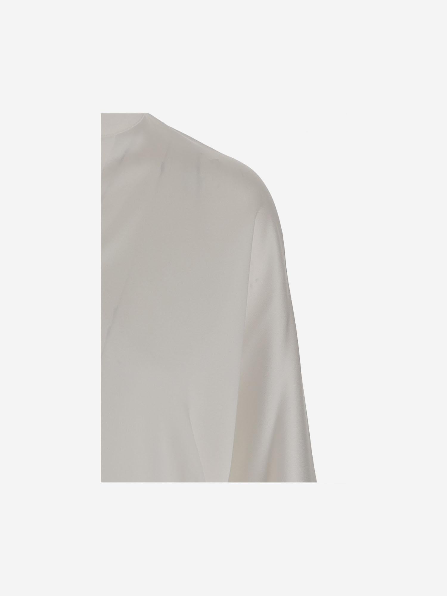 Blusa in raso di seta VR84511926 137OWT VINCE 