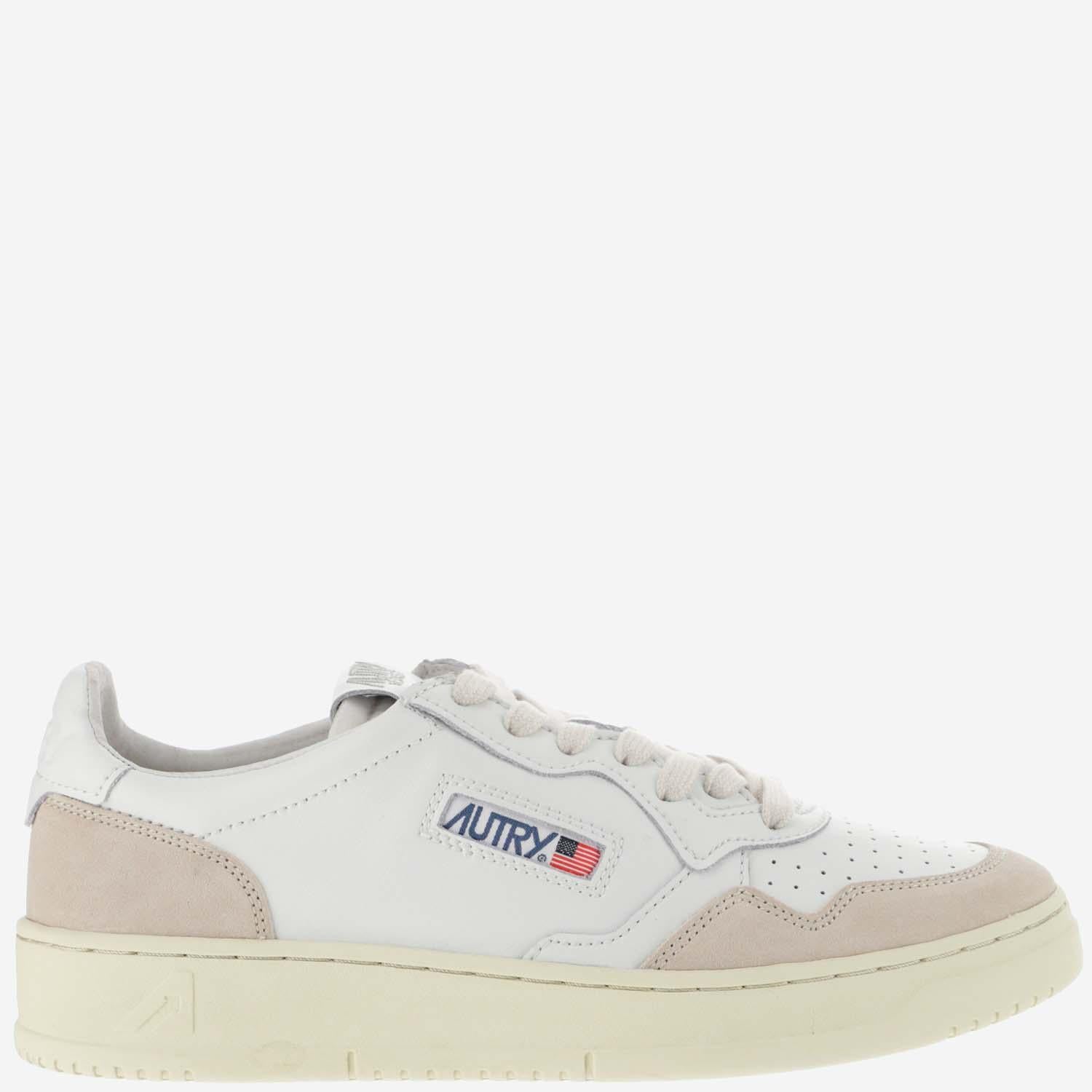 SNEAKERS MEDALIST LOW AULMLS33 LEATSUEDEWHITE AUTRY 