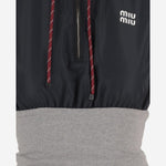 ABITO SENZA MANICHE CON CAPPUCCIO E ZIP MF6223 19ECF005R MIU MIU 