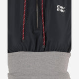 ABITO SENZA MANICHE CON CAPPUCCIO E ZIP MF6223 19ECF005R MIU MIU 