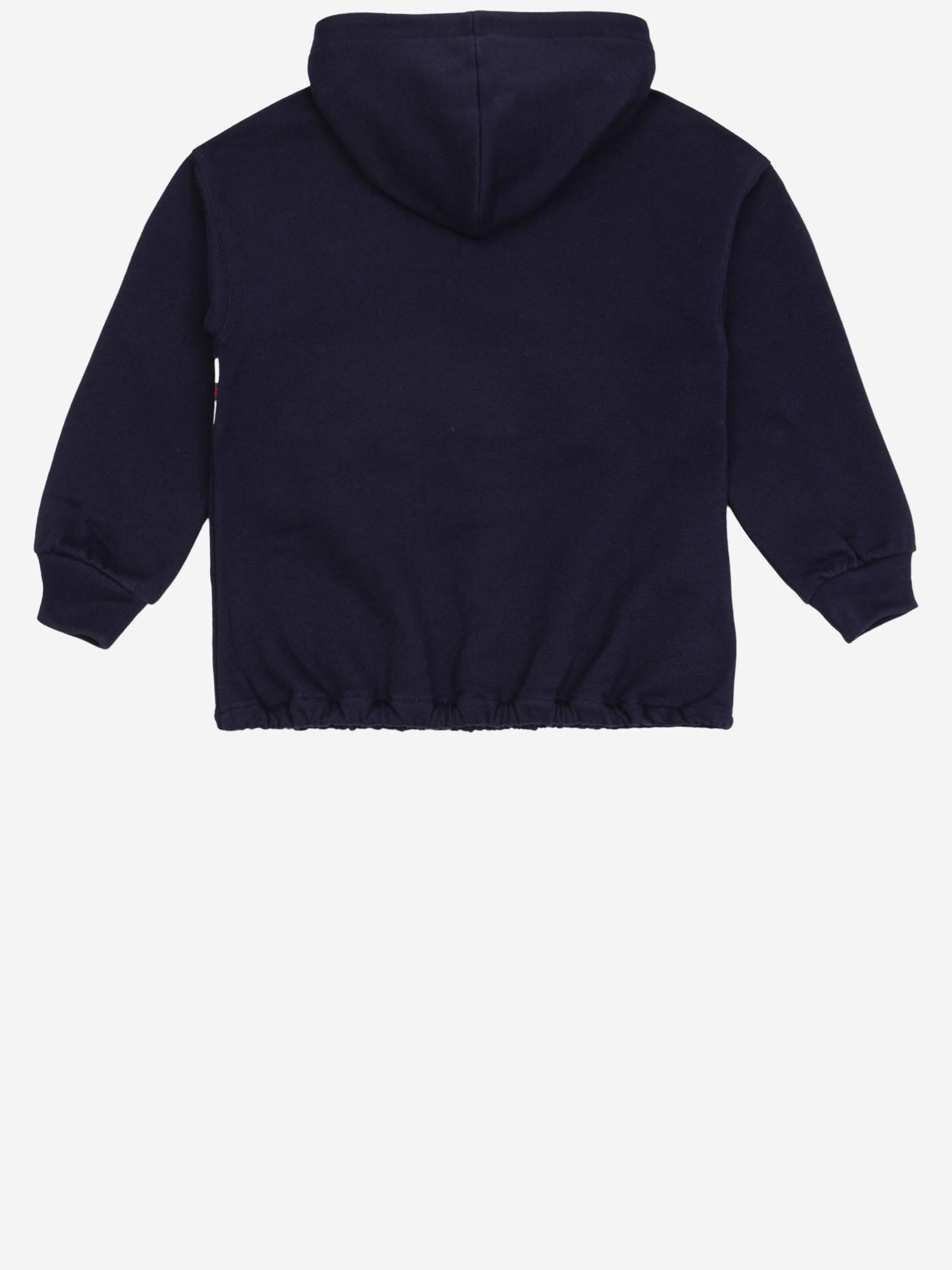 FELPA IN COTONE CON NASTRO WEB 825176 XJHAQ4780 GUCCI KIDS 