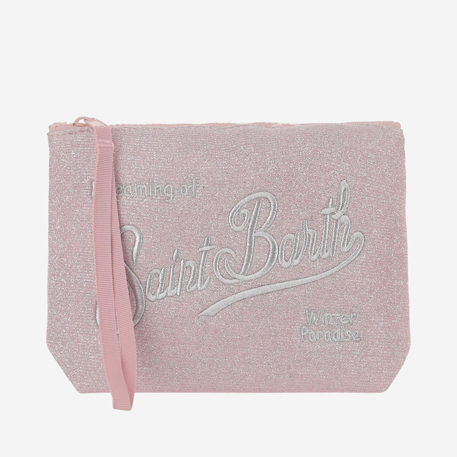 POCHETTE ALINE LUREX CON LOGO ALI0026 00242I MC2 SAINT BARTH 