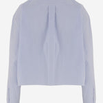 CAMICIA IN COTONE CON MOTIVO A RIGHE MK1659 19EAF0UB3 MIU MIU 