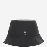 CAPPELLO BUCKET IN NYLON CON LOGO UHA671PA0035 020 AMI 