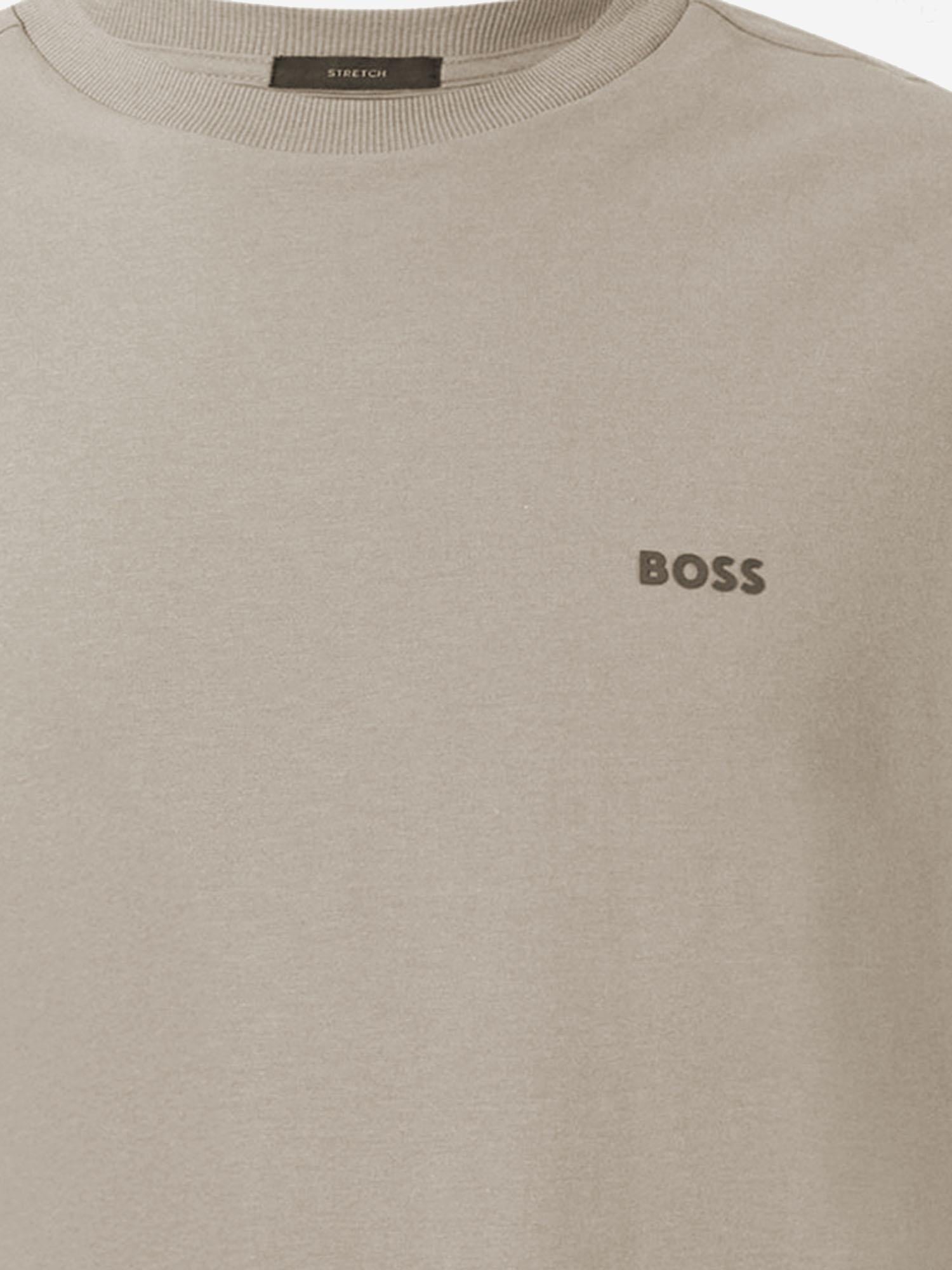 T-SHIRT IN COTONE STRETCH CON LOGO 50506373 275 HUGO BOSS 