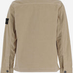 CAMICIA IN VELLUTO DI MISTO COTONE STRETCH 1200003 S0199V0095 STONE ISLAND KIDS 