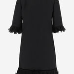 ABITO CORTO IN CREPE COUTURE 7B3VADR7 1CF0NO VALENTINO 