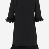ABITO CORTO IN CREPE COUTURE 7B3VADR7 1CF0NO VALENTINO 