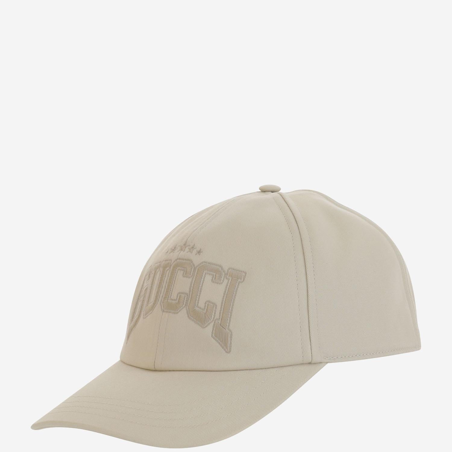 CAPPELLO DA BASEBALL IN COTONE CON LOGO 817455 4HBDS9500 GUCCI 