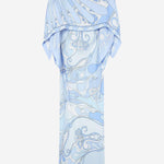 ABITO LUNGO IN SETA CON STAMPA 6HRI306H731 028 EMILIO PUCCI 