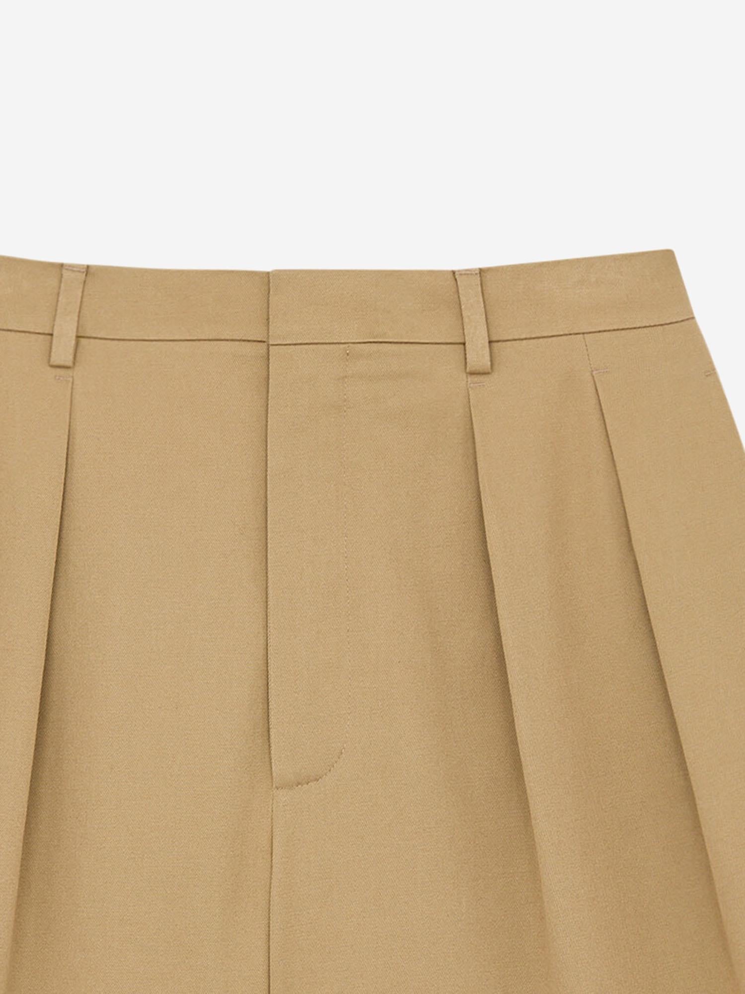 SHORTS IN COTONE CON DOPPIA PIEGA 860929 Y7I142613 SAINT LAURENT 