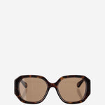 OCCHIALI DA SOLE TARTARUGATI CON LOGO CH0236S 002 CHLOE 