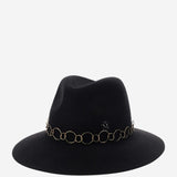 FEDORA HENRIETTA IN FELTRO 1002091001 BLACK MAISON MICHEL 