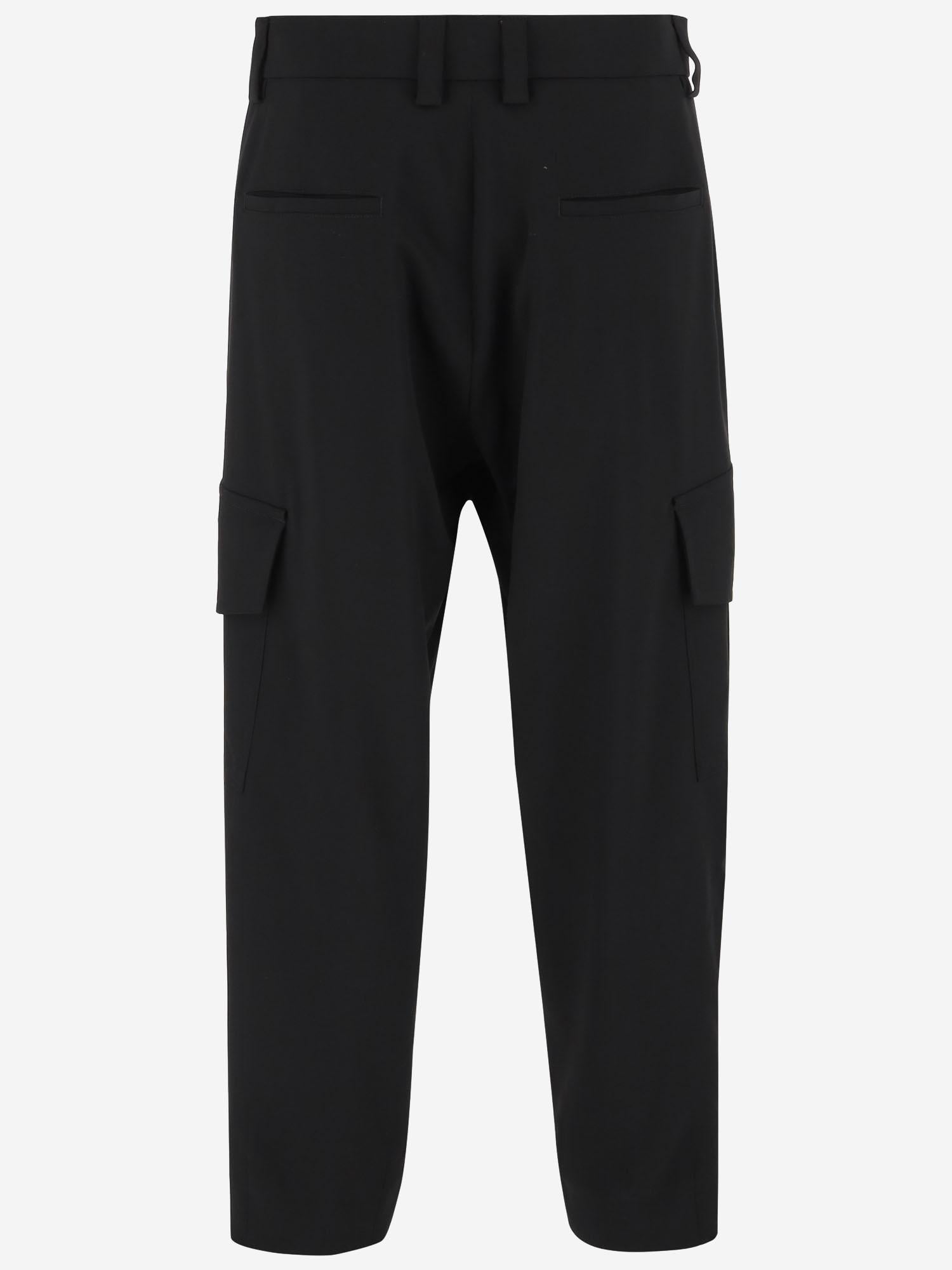 PANTALONI CARGO IN LANA GM002252 TE10043UC001 GIORGIO ARMANI 