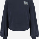 FELPA IN COTONE CON CRISTALLI 102827 A2G8G1A PINKO 
