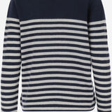 MAGLIONE IN CASHMERE CON MOTIVO A RIGHE P2C110 V110 BRUNO MANETTI 