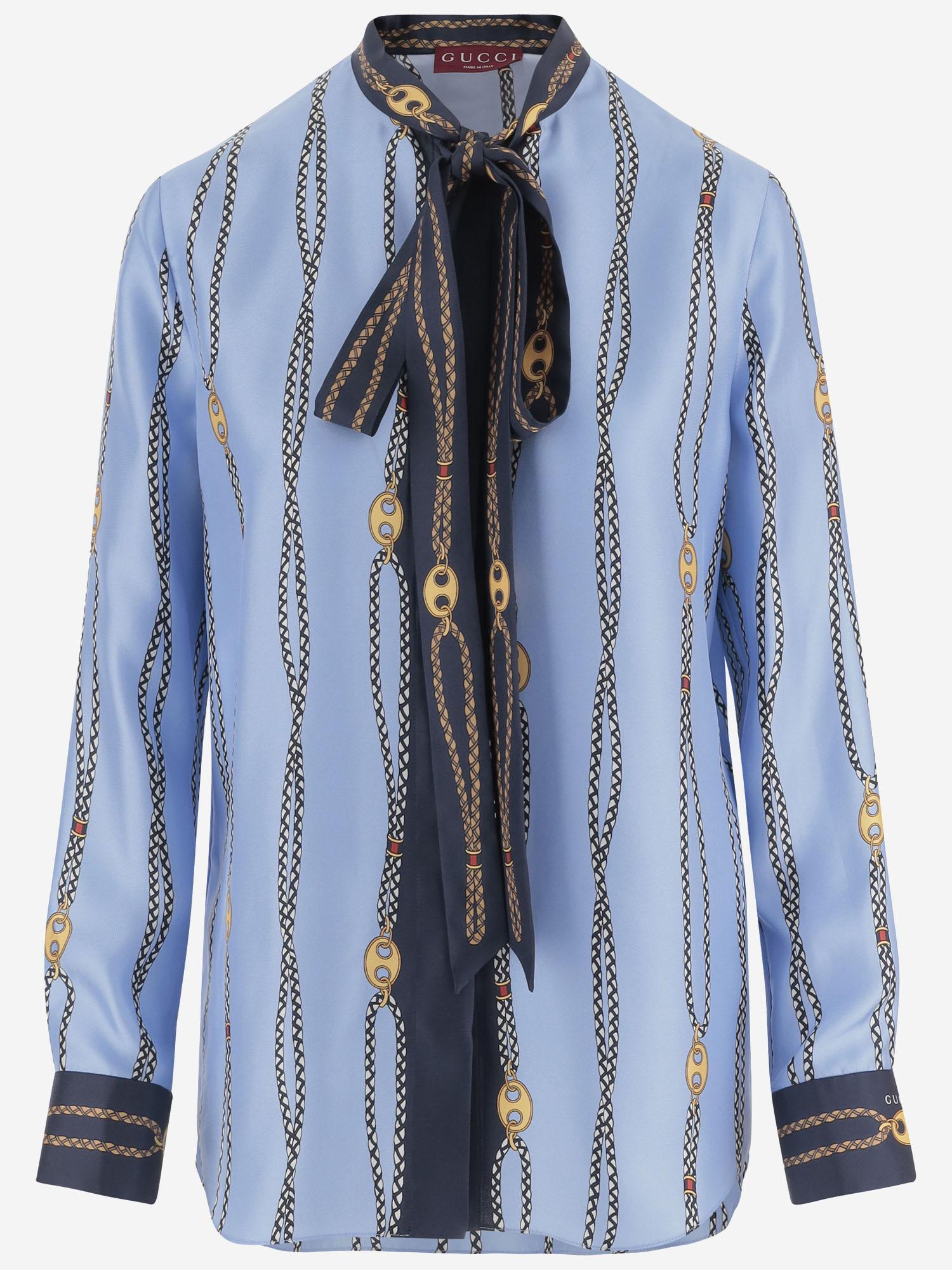 CAMICIA IN SETA <BR/><BR/> 856109 ZAUK54061 GUCCI 