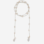 COLLANA CON  perle VSINGLE ROSA MELA 