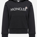 FELPA LOGATA CON CAPPUCCIO IN COTONE 8G0000989AKM 999 MONCLER ENFANTS 