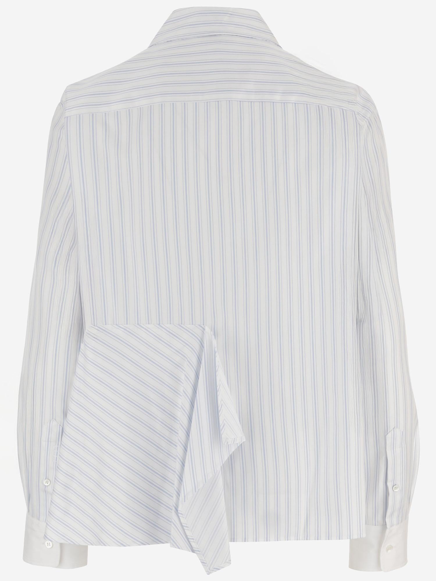 CAMICIA ASIMMETRICA DRAPPEGGIATA IN COTONE SH0386 PG1892023 JW ANDERSON 