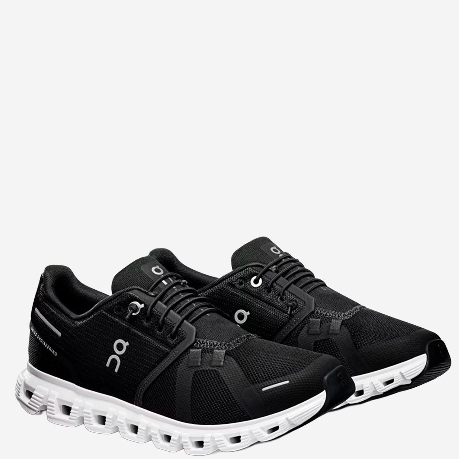 SNEAKERS CLOUD 6 3MF10070299 BLACKWHITE ON RUNNING 