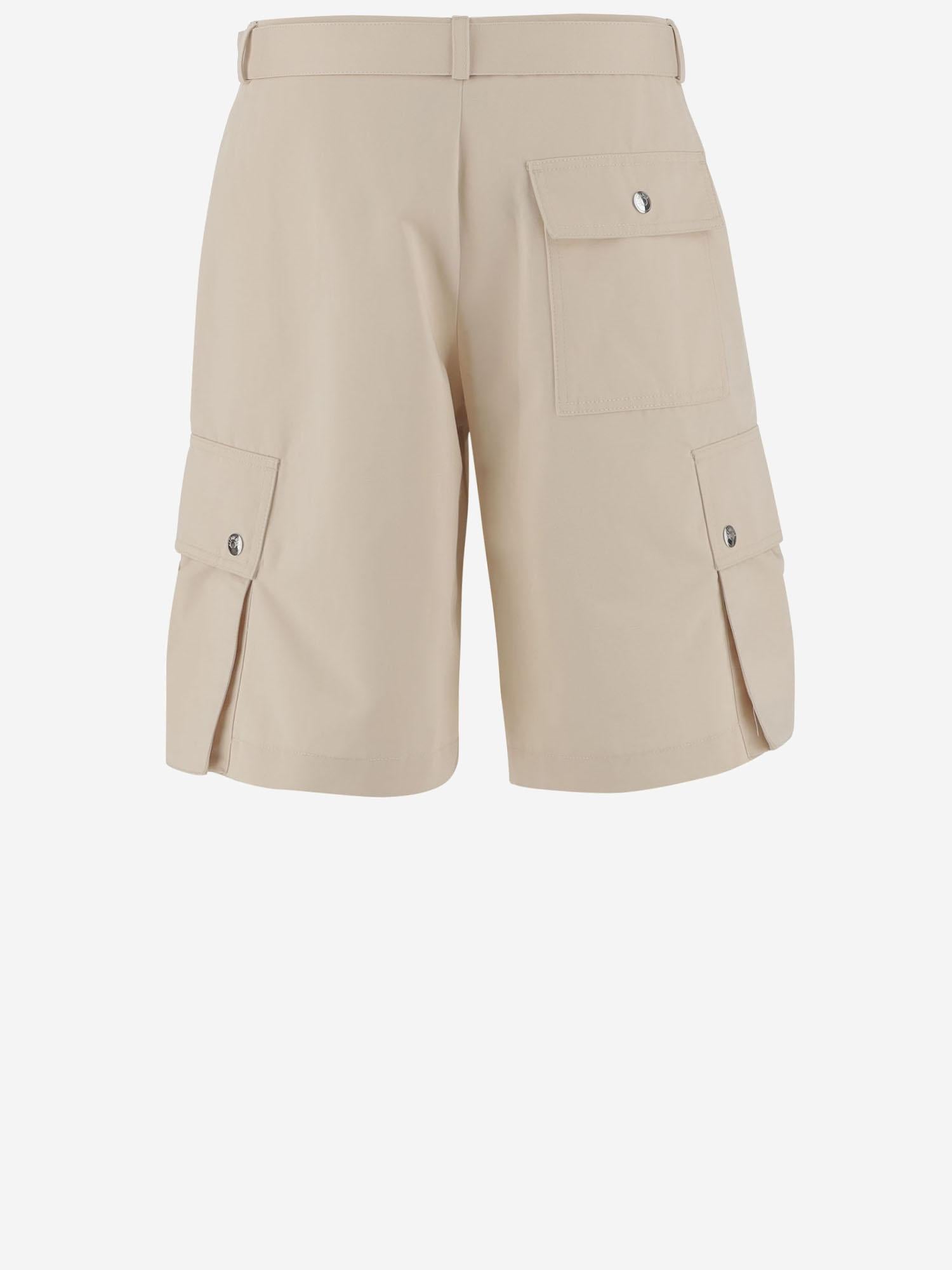 PANTALONI CORTI CARGO IN COTONE E LINO 246PA0961534 150 JACQUEMUS 