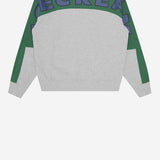 FELPA IN COTONE CON LOGO IC25338 GREENHEATHERGREY ICECREAM 