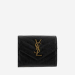PORTAFOGLIO TRI-FOLD CASSANDRE IN PELLE 403943 BOW011000 SAINT LAURENT 