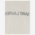 T-SHIRT IN COTONE CON LOGO 663278 Y37AW9744 SAINT LAURENT 