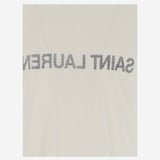 T-SHIRT IN COTONE CON LOGO 663278 Y37AW9744 SAINT LAURENT 