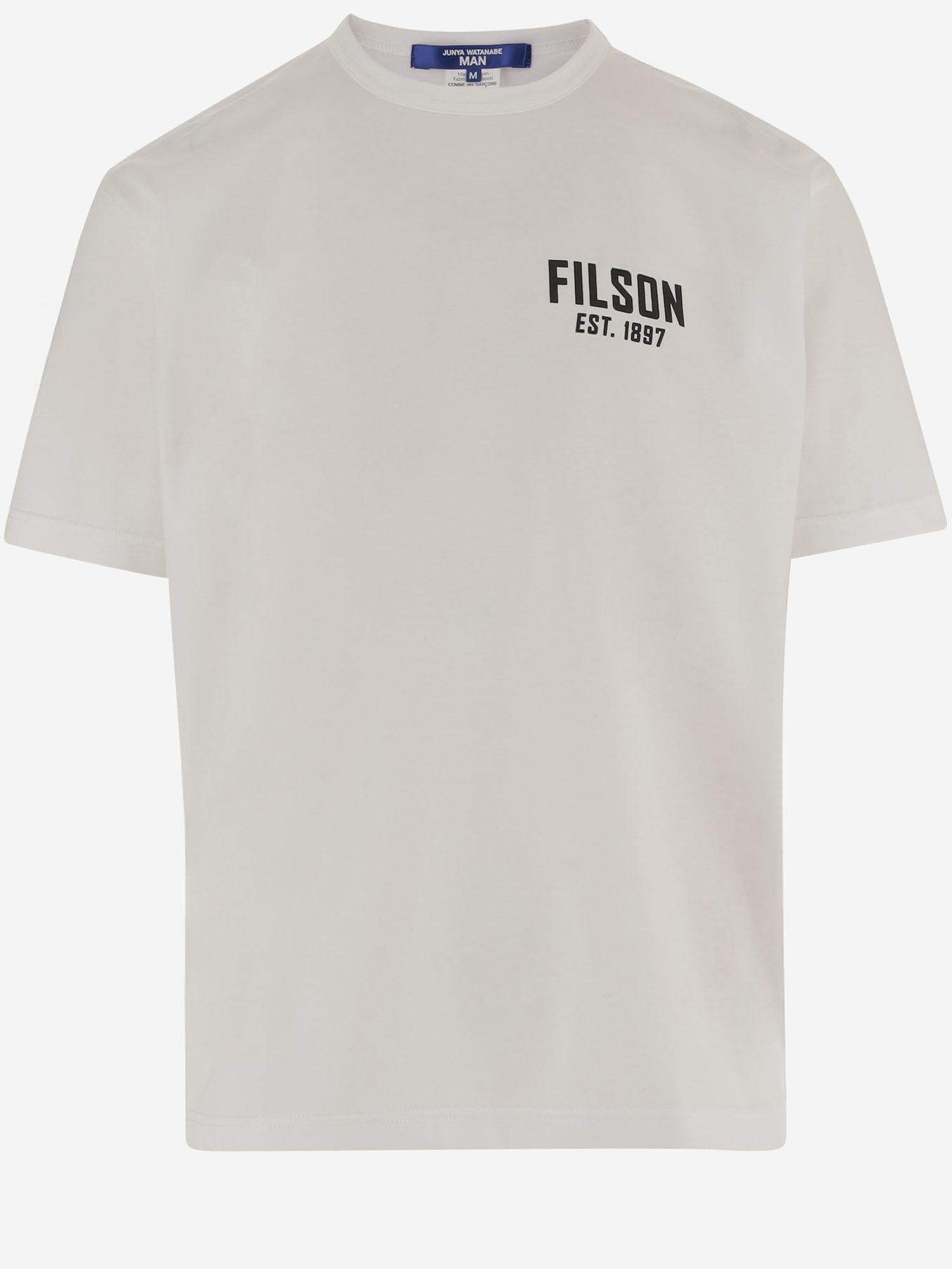 T-SHIRT IN COTONE CON LOGO WPT002W25 1 JUNYA WATANABE 