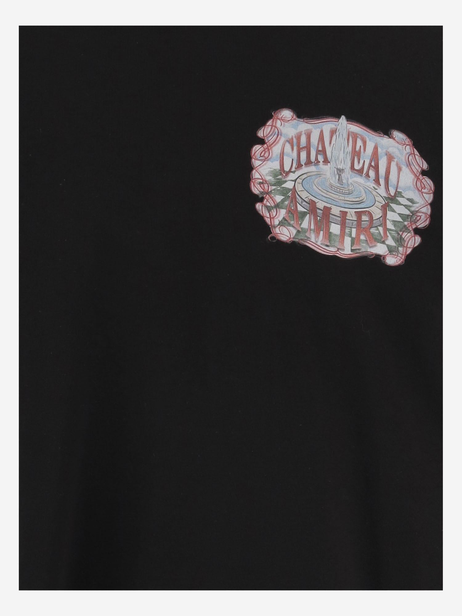 T-SHIRT IN COTONE CON STAMPA AMTOJR 1123001 AMIRI 