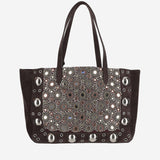 Borsa Shopping Valentino Garavani Nellcôte Ricamata 7W2B0R79 TAARCB VALENTINO GARAVANI 