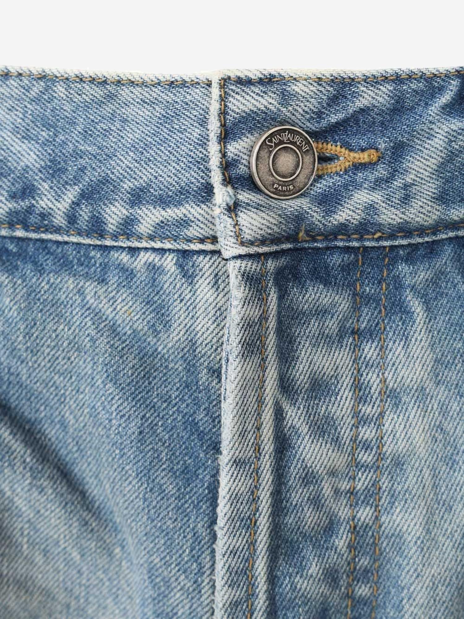 JEANS IN DENIM DI COTONE 816412 Y35AQ5107 SAINT LAURENT 