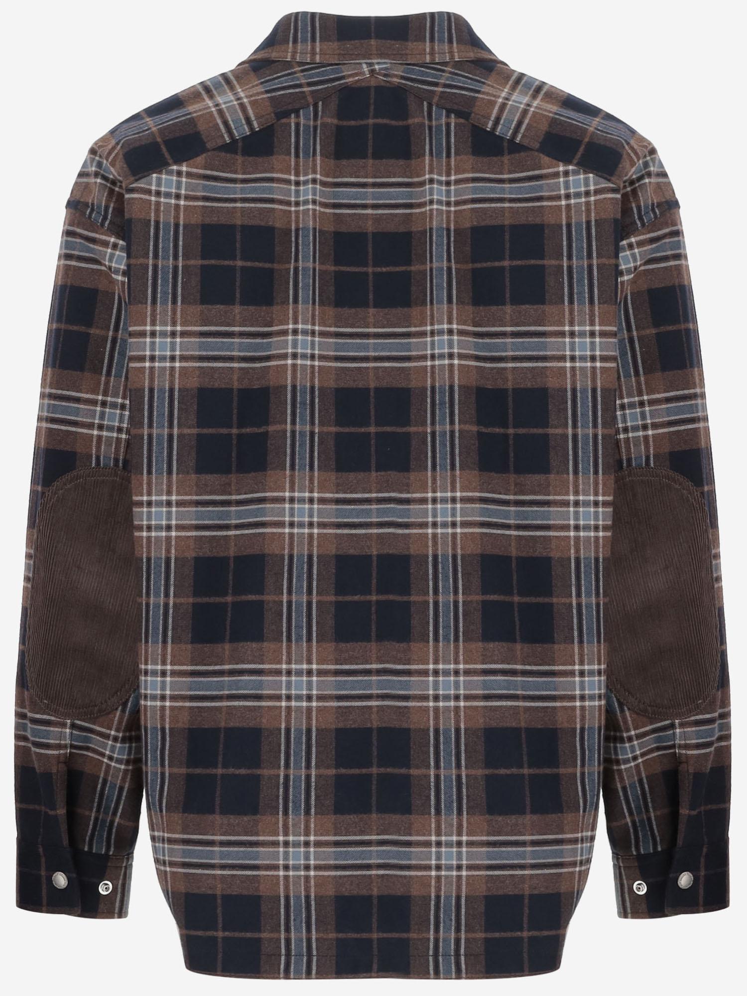 CAMICIA IN COTONE CON MOTIVO CHECK HPB001W25 1 HOMME 