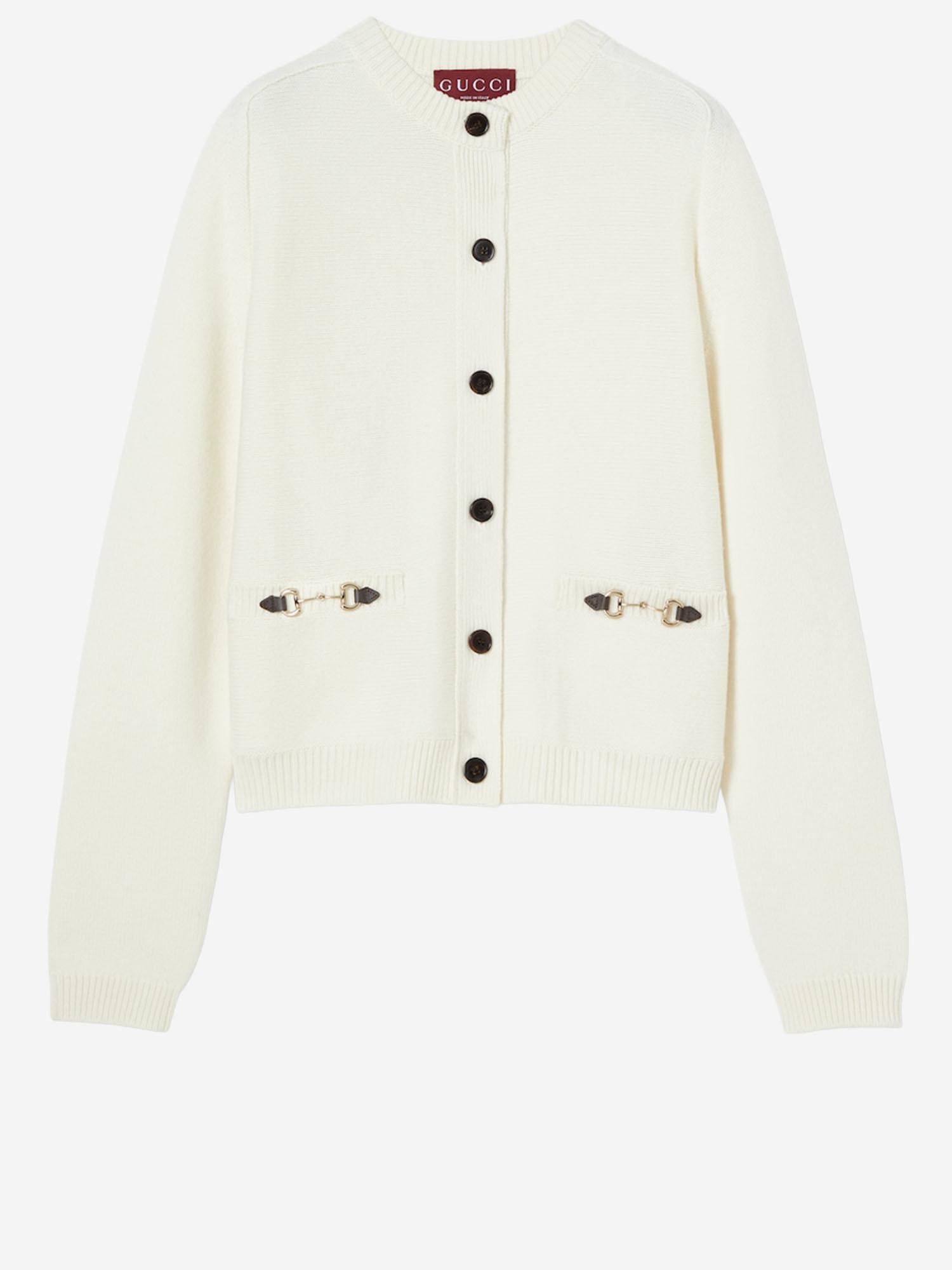 CARDIGAN IN LANA E CASHMERE 851977 XKEVK9051 GUCCI 
