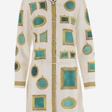 ABITO IN TWILL DI SETA CON STAMPA 1024659 1A17955K940 VERSACE 