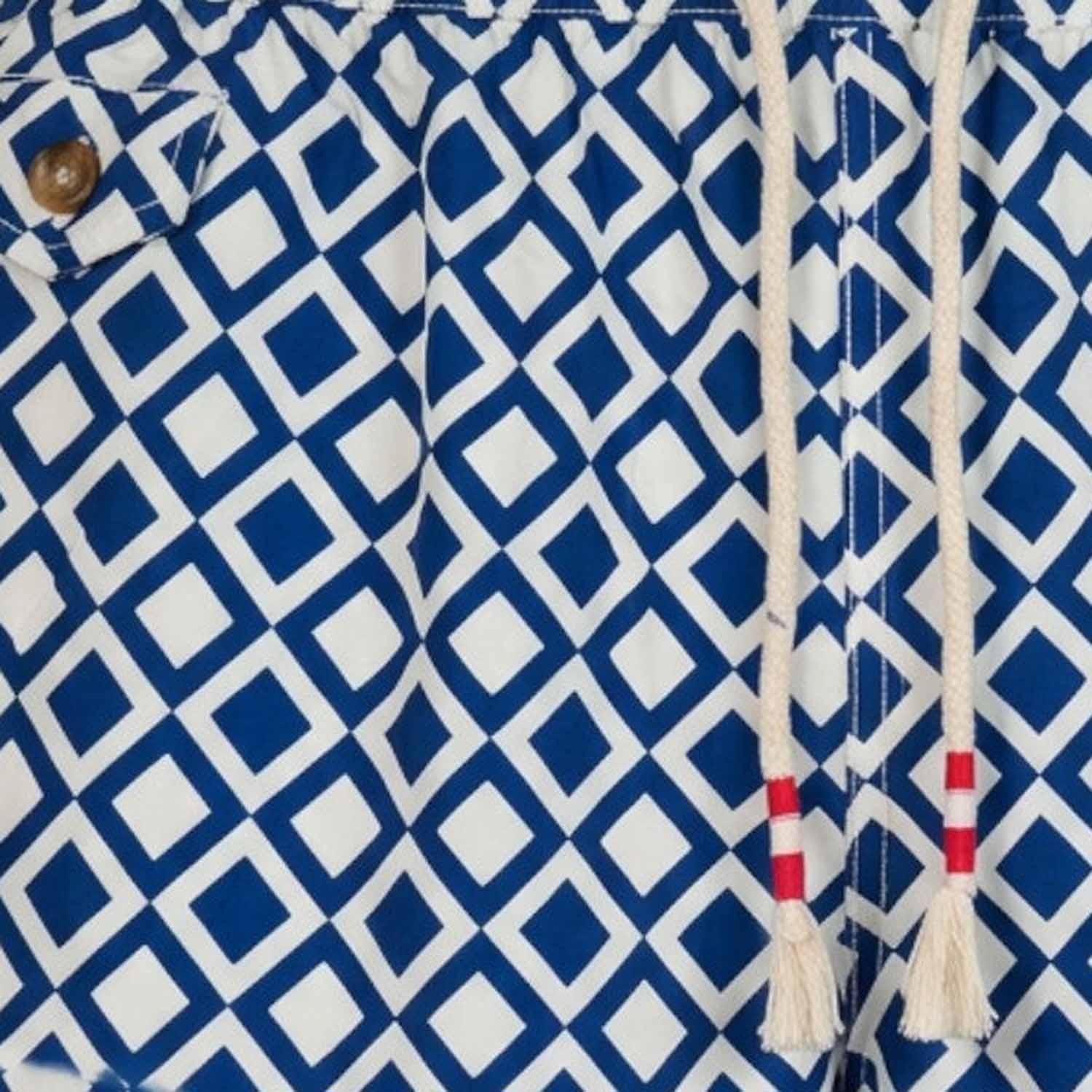 SHORTS DA BAGNO CON MOTIVO GEOMETRICO LIG0013 07673L MC2 SAINT BARTH 