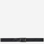 CINTURA REVERSIBILE IN PELLE CON MOTIVO CHECK 8064959 CHARCOALSILVER BURBERRY 