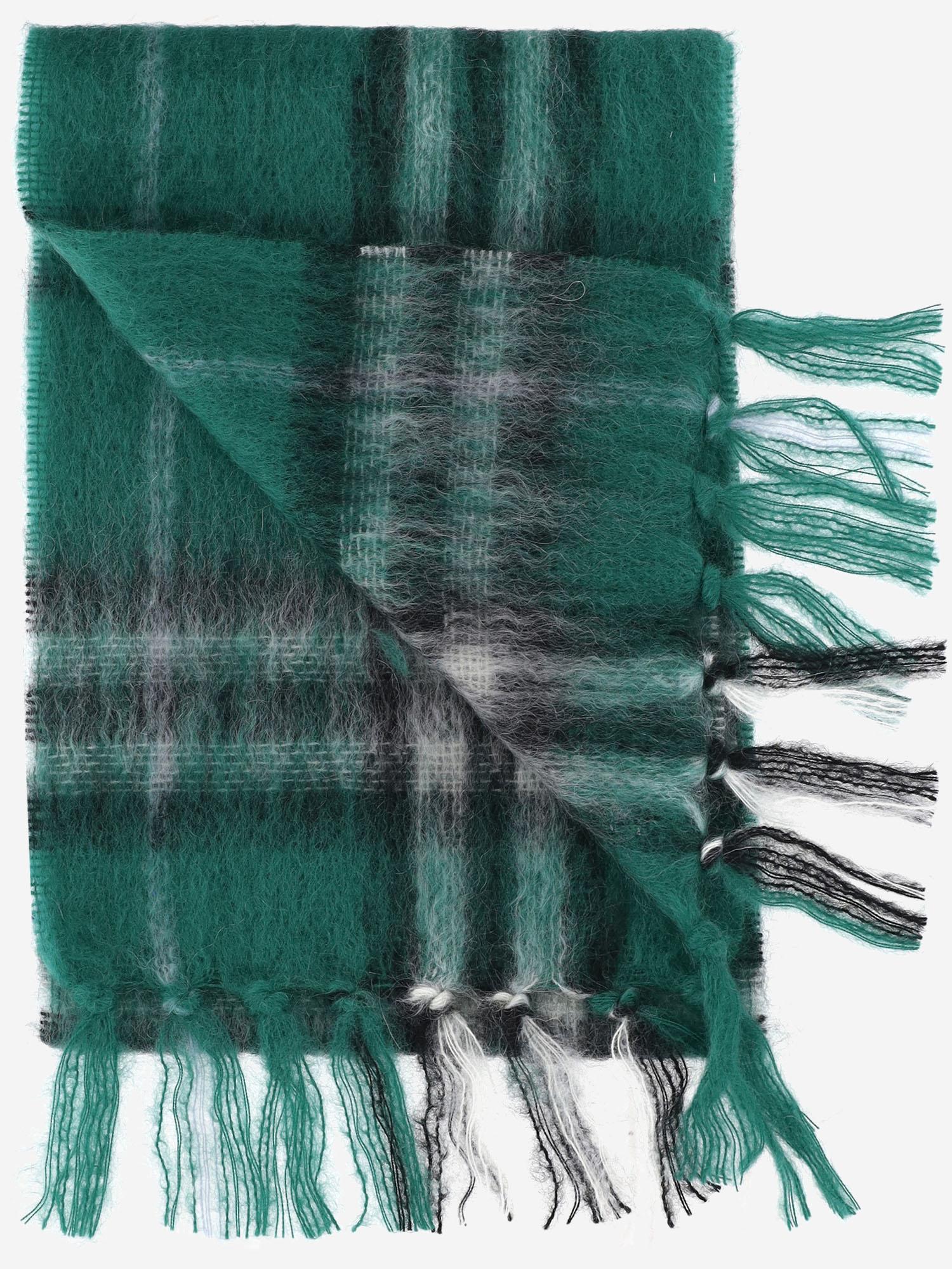 SCIARPA IN MISTO MOHAIR CON MOTIVO CHECK 8112968 LEAF BURBERRY 