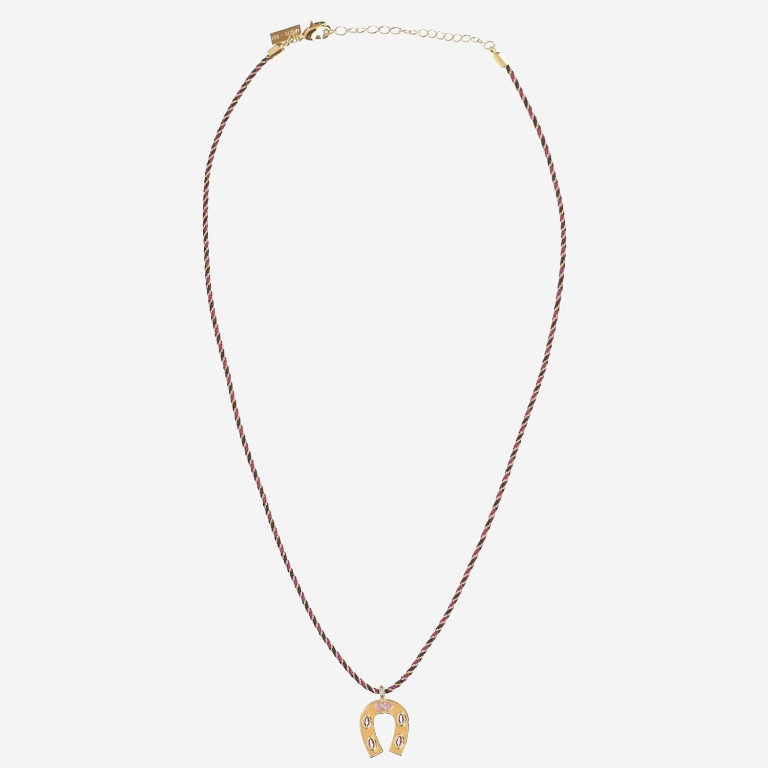 COLLANA MINI FERRO DI CAVALLO CO390 ORO MYA BAY 