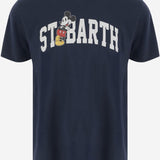 T-SHIRT IN COTONE CON STAMPA LOGO TSHM001 02839H MC2 SAINT BARTH 