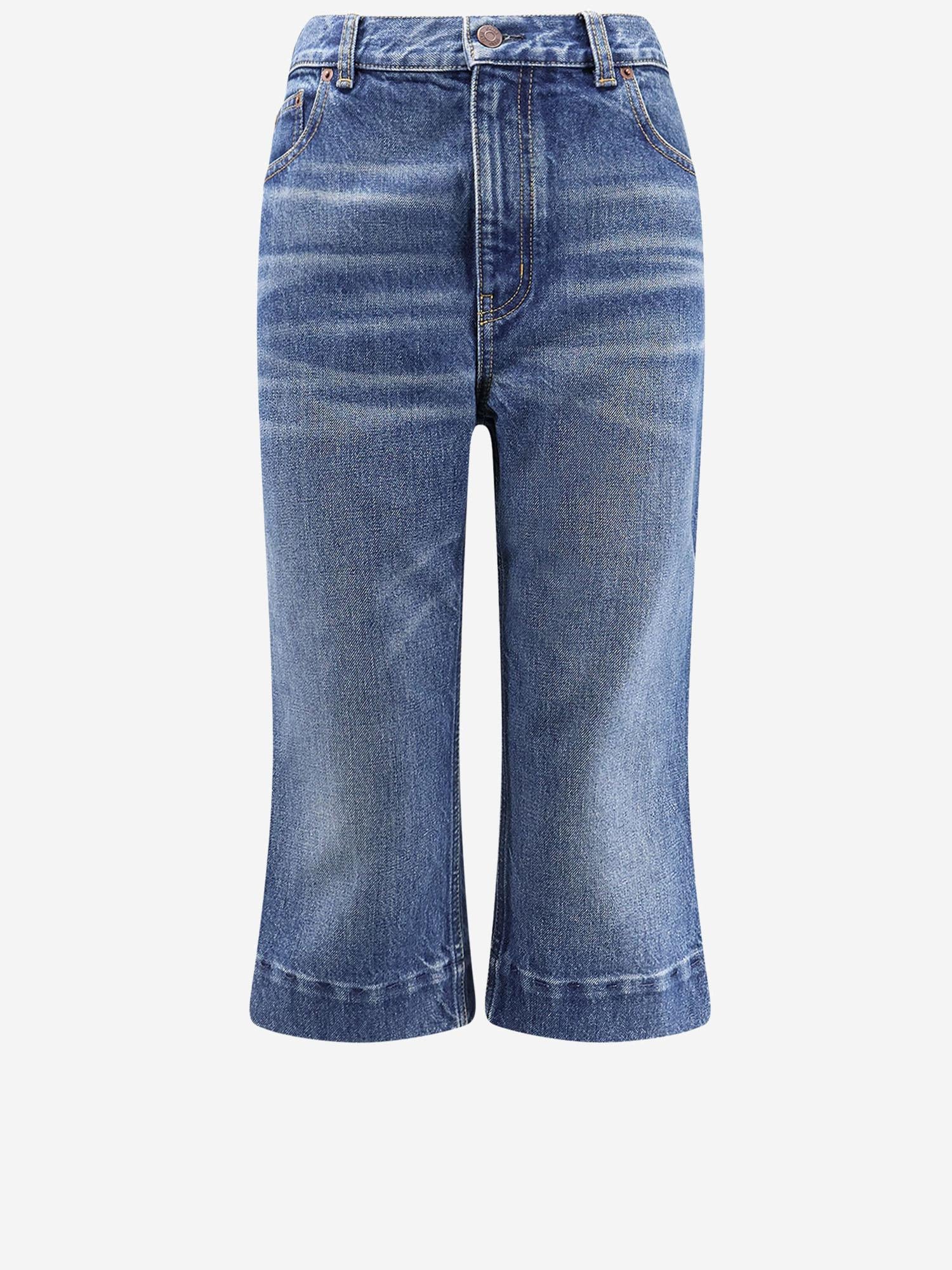 Jeans Capri a vita alta in denim CH26SDS03257 4A1 CHLOE 