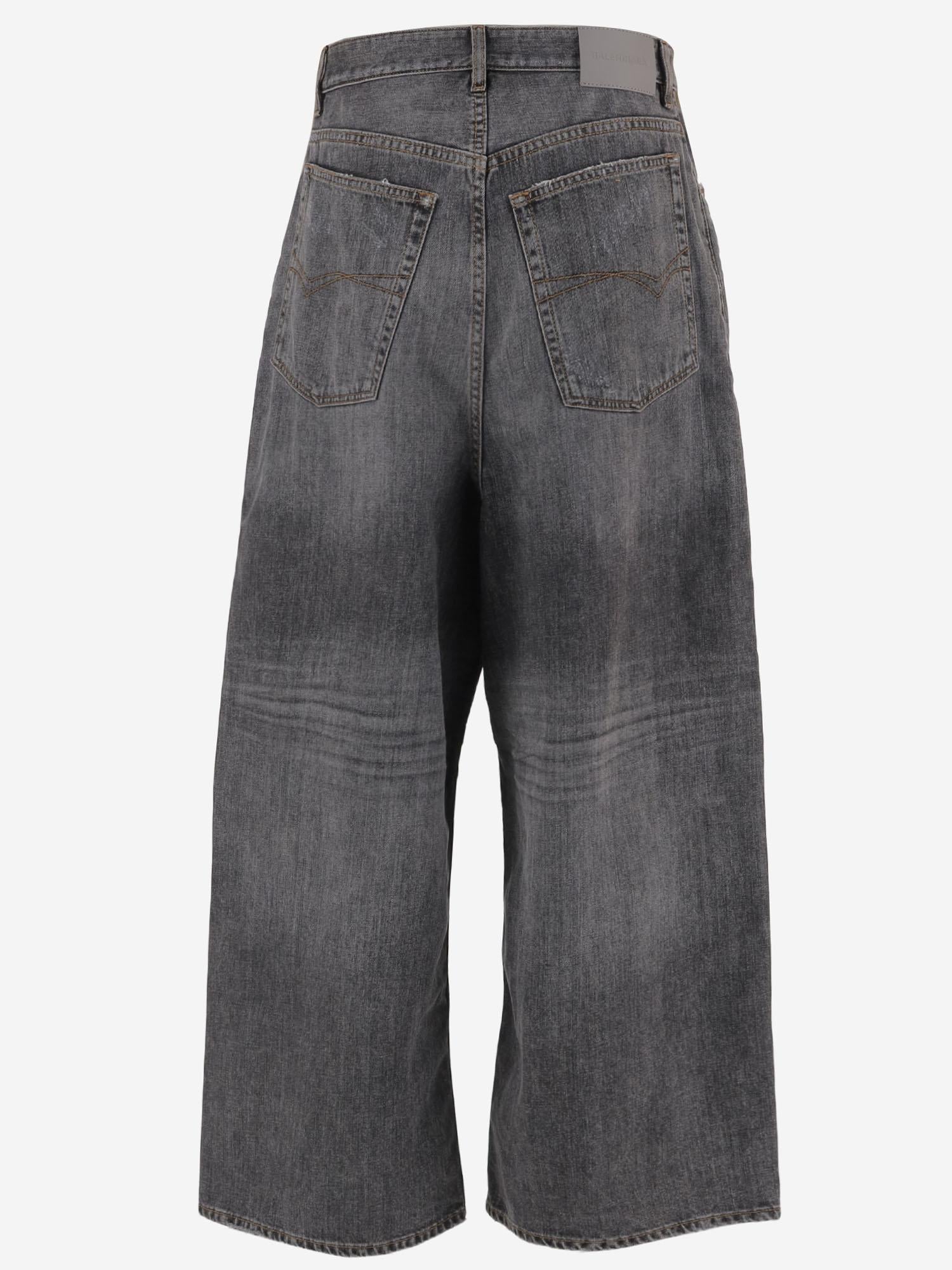 JEANS IN DENIM DI COTONE CON LOGO 872163 TUW561441 BALENCIAGA 