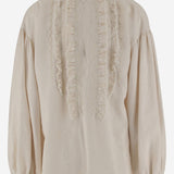 CAMICIA CON RUCHES 6V3ABP81AKR A03 VALENTINO 
