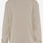 CAMICIA IN SETA STRETCH CON VOLANT DIANA T251210 HER SHIRT 