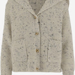 Cardigan in lana a coste 838107 V5LV09317 BOTTEGA VENETA 