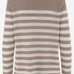 MAGLIA IN CASHMERE CON MOTIVO A RIGHE R2C103 414 BRUNO MANETTI 