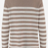 MAGLIA IN CASHMERE CON MOTIVO A RIGHE R2C103 414 BRUNO MANETTI 