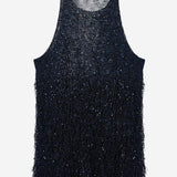 TOP IN JERSEY LUREX CON FRANGE GW003312 AF25439FB055 GIORGIO ARMANI 